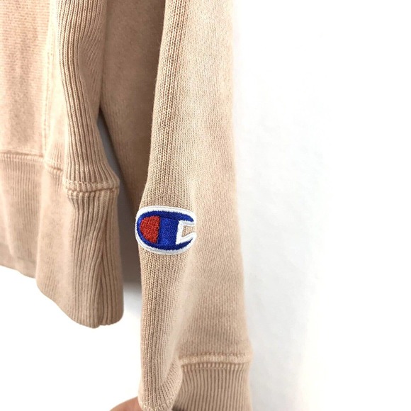 champion dusty pink reverse weave crew neck sweatshirt xs - Picture 4 of 6